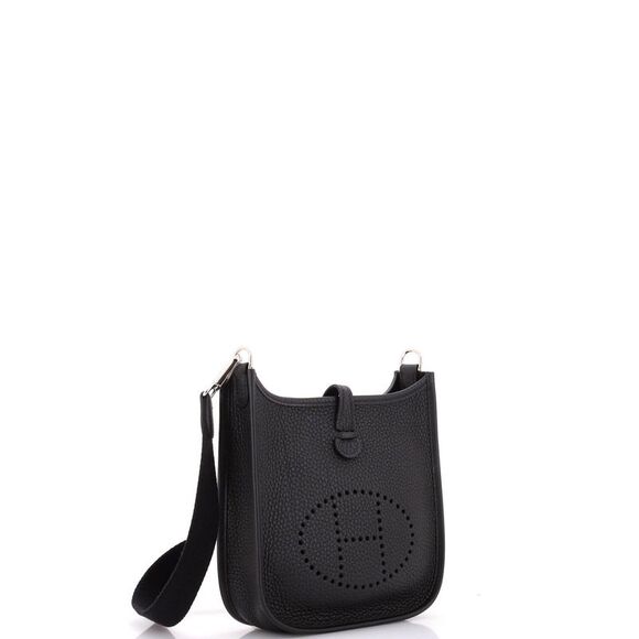 Hermes Evelyne Bag Gen III Clemence TPM Black - Picture 2 of 7